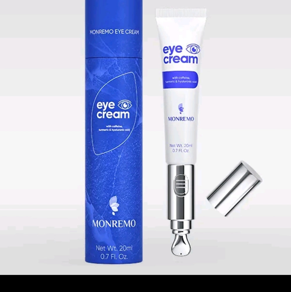 Monremo  Eye Cream with Caffeine, Turmeric & Hyaluronic Acid